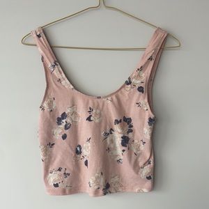 Ecote Urban Outfitters Floral Crop Top